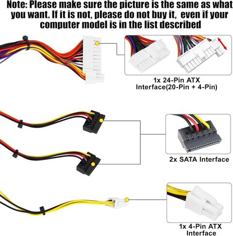 مصدر طاقة LXun L220AS-00 220 واط متوافق مع Dell Inspiron 3647 660s Vostro 270 Acer Aspire X1420 X3400 X1200 eMachines L1200 L1210 L1300 Gateway SX2300 Series PS-5221-03DF 650WP P3JW1 R82HS in Kuwait