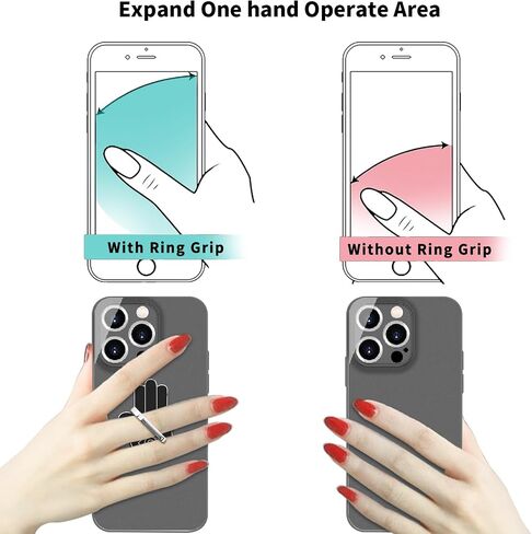 Hand Phone Grip Holder, Evil Eye Phone Ring Stand Compatible with Smartphone, Tablet, E-Reader, Etc (PHGR-BK) in Saudi Arabia