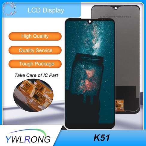شاشة YWLRONG لشاشة LG K51 LCD K500 K500UM K500KM K500MM LMK500MM مجموعة استبدال لوحة رقمية تعمل باللمس مع أدوات in Kuwait
