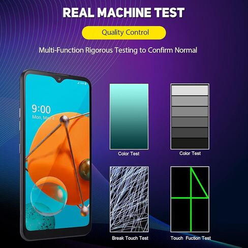 شاشة YWLRONG لشاشة LG K51 LCD K500 K500UM K500KM K500MM LMK500MM مجموعة استبدال لوحة رقمية تعمل باللمس مع أدوات in Kuwait