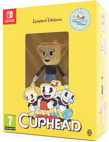 iam8bit Cuphead - إصدار محدود (يتضمن الأشكال/البطاقات/الفن) - EN/IT/NL (Switch) in Kuwait