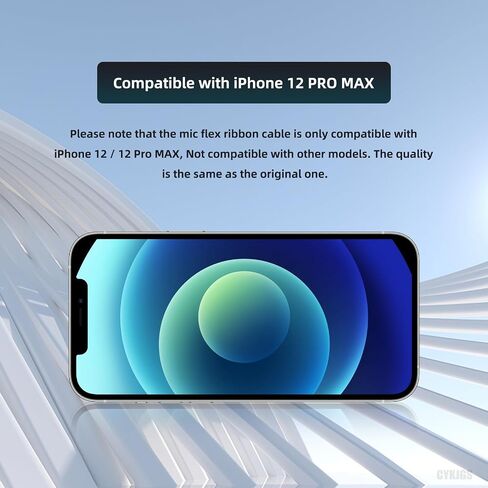 for iPhone 12 Pro Max Charging Port Flex Cable Dock Connector Replacement OEM White USB Charge Headphone Jack Port Assembly Microphone Antanna with Repair Tools Kit A2342 A2410 A2412 A2411 in Saudi Arabia