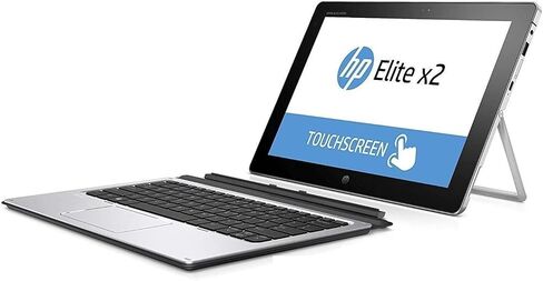 HP Elite X2 1012 G1 قابل للفصل 2 في 1 12 بوصة FHD Intel Core M7 6Y75،8GB RAM 256GB SSD كمبيوتر محمول للأعمال، شاشة تعمل باللمس، قارئ بصمات الأصابع، Windows 10 Pro - لا يتضمن قلم (متجدد) in Saudi Arabia