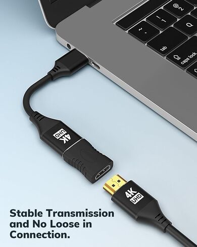 وصلة HDMI 8 حزم، محول HDMI أنثى إلى أنثى 4K@60 هرتز، موسع HDMI 2.0 لكابلات HDMI، موصل HDMI متوافق مع الكمبيوتر المحمول، الكمبيوتر الشخصي، الكمبيوتر الشخصي، الشاشة، تلفزيون روكو in Kuwait