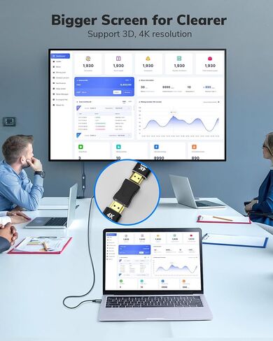 وصلة HDMI 8 حزم، محول HDMI أنثى إلى أنثى 4K@60 هرتز، موسع HDMI 2.0 لكابلات HDMI، موصل HDMI متوافق مع الكمبيوتر المحمول، الكمبيوتر الشخصي، الكمبيوتر الشخصي، الشاشة، تلفزيون روكو in Kuwait