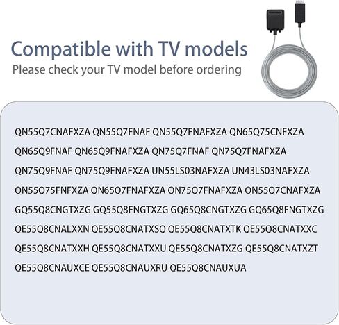 BN39-02436B كابل توصيل واحد متوافق مع Samsung QLED 8K TV 16FT لـ QN75Q900 QE98Q950RBT QE82Q950RBT QE75Q950RBT QE55Q950RBT in Kuwait