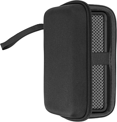 Geekria Nylon Speaker Case Cover, Compatible with Marshall Emberton II Case, Protective Soft Skin, Replacement Portable Speakers Travel Carrying Sleeve (Black) in Saudi Arabia