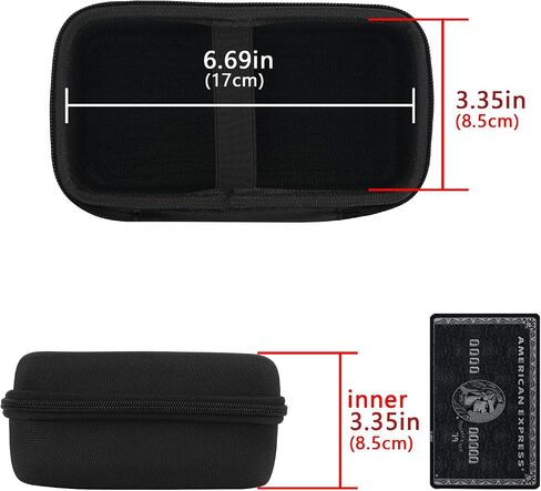 Geekria Nylon Speaker Case Cover, Compatible with Marshall Emberton II Case, Protective Soft Skin, Replacement Portable Speakers Travel Carrying Sleeve (Black) in Saudi Arabia