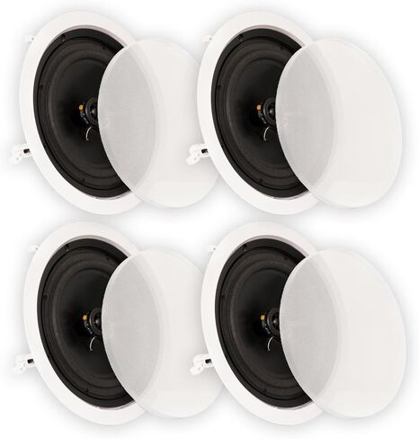 Theater Solutions CS8C in Ceiling 8" Speakers Surround Sound Home Theater 2 Pair Pack 2CS8C in Kuwait