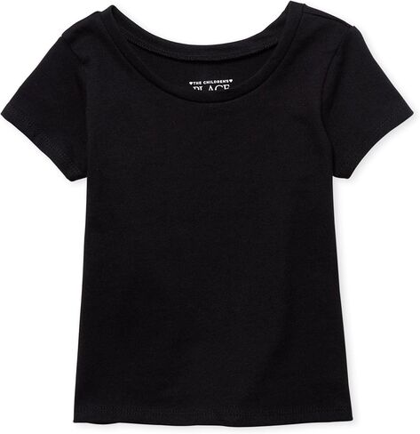The Children's Place Baby Girls' and Toddler Basic Short Sleeve Layering Tees in Saudi Arabia