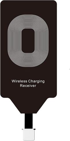 جهاز استقبال الشحن اللاسلكي Qi Charger Adpater لهاتف iPhone 7 Plus 6S 6 SE 5S 5C 5 S C- TI Chip قطعة بطاقة مستقبل الشحن اللاسلكي المتوافقة مع iPhone7 iPhone6s iPhone6 ​​6sPlus 6Plus iPhoneSE i7 i6s P in Kuwait