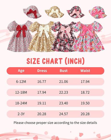 Toddler Baby Girls Dresses Summer Ruffle Short Sleeve Dress Floral Cute Sundress Hat Casual Outfits 1t 2t 3t Girl Dress in Saudi Arabia