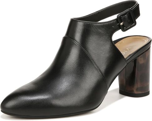 Vionic Roseville Women's Heeled Mule/Clog Dress Black Lthr Leopard - 6 Medium in Saudi Arabia