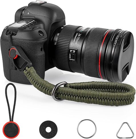 حزام معصم للكاميرا سريع الإصدار، حزام يد للكاميرا من النايلون مع حزام كاميرا موصل سريع لكاميرا DSLR بدون مرآة in Saudi Arabia