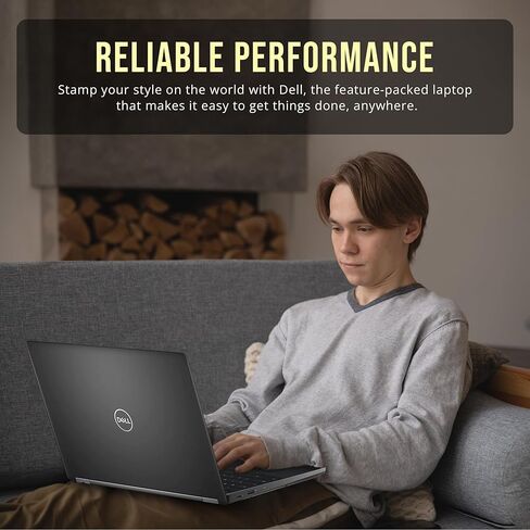 DELL Latitude 5490 14" FHD Business Laptop, Intel i5-8350U Quad Processor, 16GB RAM, 512GB PCIe SSD, ‎Intel UHD Graphics, Backlit Keyboard, HD Webcam, Windows 11 Pro, Black in Saudi Arabia