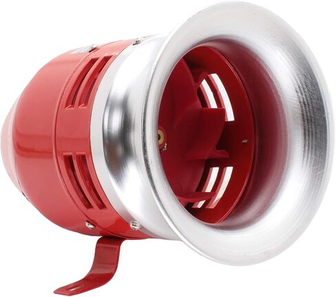 Motor Horn Siren 12 V Decibel Security (112 Decibels), MS-390 Fire Alarm Siren Air Raid Siren for Home, Residential Areas, Industries, Stores and Security Alarm System in Saudi Arabia
