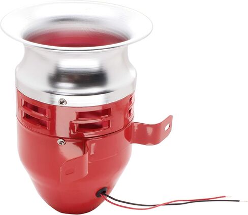 Motor Horn Siren 12 V Decibel Security (112 Decibels), MS-390 Fire Alarm Siren Air Raid Siren for Home, Residential Areas, Industries, Stores and Security Alarm System in Saudi Arabia