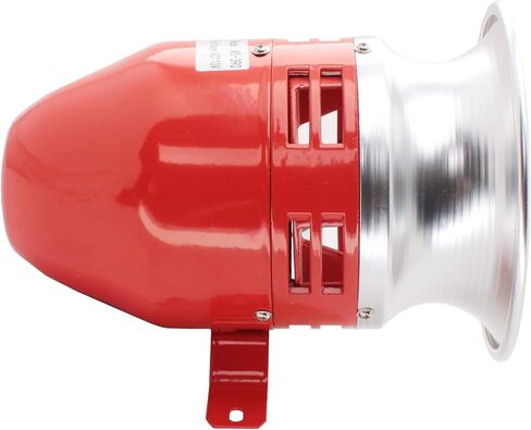 Motor Horn Siren 12 V Decibel Security (112 Decibels), MS-390 Fire Alarm Siren Air Raid Siren for Home, Residential Areas, Industries, Stores and Security Alarm System in Saudi Arabia