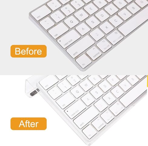 MOSISO Computer Keyboard Stand&Keyboard Wrist Rest&Mouse Pad with Wrist Rest, Leopard Spots Ergonomic Keyboard Wrist Rest Set, Easy Typing Working Acrylic Clear Keyboard Stand for Office Home, White in Saudi Arabia