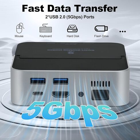 Docking Station for Laptop,9 in 1 USB C Hub Multiport Adapter with HDMI/RJ45/VGA/2 USB-A 3.0/100W PD/SD/TF/3.5mm Audio Ports,Laptop Docking Station Hub Compatible for HP,Dell,Surface,etc in Kuwait