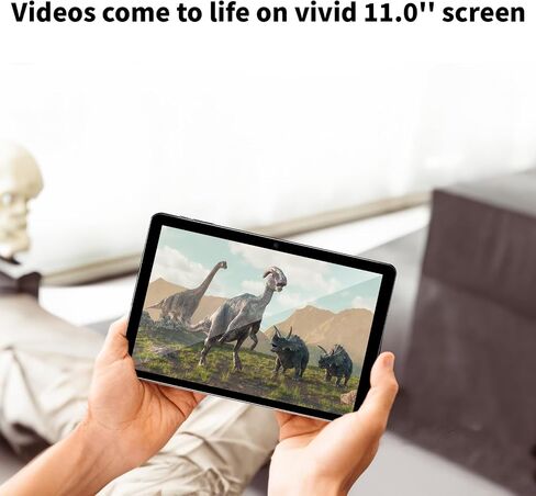 Android 14 Tablet 11inch, Support Face Unlock, 18W Fast Charging, 12GB+128GB+512GB Expand, Octa-core CPU, 8000mAh Large Battery WiFi6, BT5.0,Touchscreen Display, Widevine L1 Tableta, 2in1 Tablet PC in Saudi Arabia