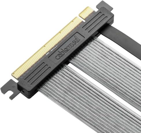 إصدار CableMod Vertical PCI-e Bracket Triple Slot مع كابل PCI-e 4.0 Riser (أسود، 2 × DisplayPort) in Kuwait