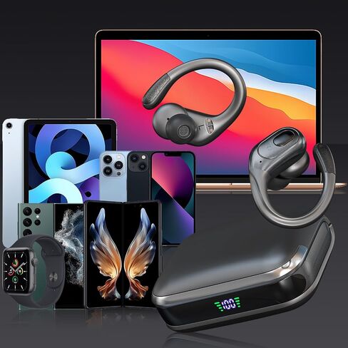 Wireless Earbuds, 75H Playtime Bluetooth 5.3 Headphones, IP7 Waterproof Bluetooth Headphones for Running, Wireless in Ear Earphones USB C for iOS/Android, in Saudi Arabia