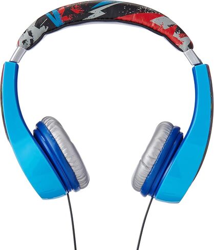Sakar Kids Safe Over The Ear Headphones, Volume Limiter for Developing Ears, 3.5MM Stereo Jack, Recommended for Ages 3-9 in Saudi Arabia