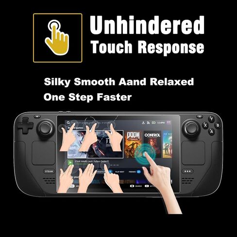 KEANBOLL 3-Pack Matte Screen Protector for Steam Deck Oled 7.4 inch 2023 & Steam Deck 7 inch 2022,Anti Glare Film & Anti Fingerprint Filter in Saudi Arabia