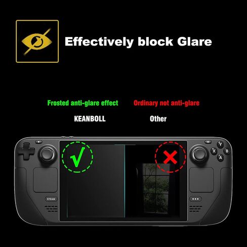 KEANBOLL 3-Pack Matte Screen Protector for Steam Deck Oled 7.4 inch 2023 & Steam Deck 7 inch 2022,Anti Glare Film & Anti Fingerprint Filter in Saudi Arabia