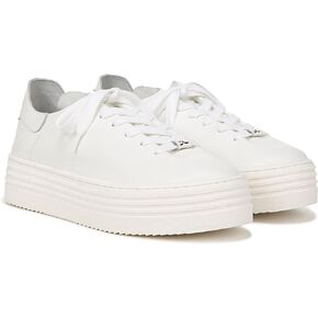 Sam Edelman Women's Pippy Sneaker, White Leather, 9