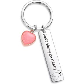 Capybara Whisperer Keychain Inspirational Gift Capybara Dad Jewelry Animal Jewelry