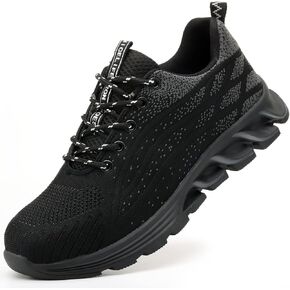 Steel Toe Work Shoes for Men Women Lightweight Industrial & Construction Slip Resistant Puncture Proof Safety in Saudi Arabia