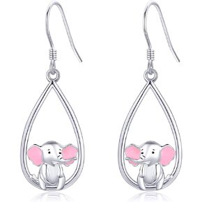 Animal Earrings Sterling Silver Animal Dangle Drop Earrings for Women Jewelry Gifts