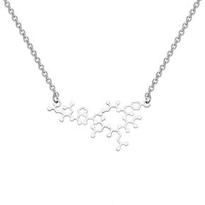 TGBJE Molecule Necklace Oxytocin Pendant Jewelry Chemistry Women Jewelry Love Hormone Gift Science Jewelry