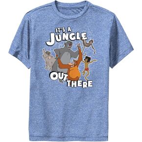 Disney Jungle Book Out There Jungle-Dsjb0007dl2 Boys Short Sleeve Tee Shirt