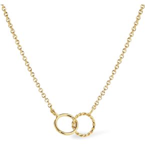 Ana Luisa | Interlocking Circles Necklace - Sam | 14K Gold Plated Chain | Hypoallergenic, Water-Resistant & Tarnish-Free Necklace | 14K Gold Necklace | Perfect Everyday Necklace