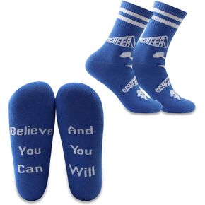 MBMSO 2 Pairs Cheerleading Socks Cheer Ggifts for Cheerleaders Team Socks