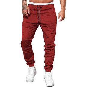 Mens Gym Workout Pants Athletic Joggers Running Sweatpants for Men Bodybuilding with Pockets