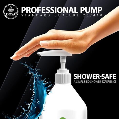 DOSA Pumps for Shampoo and Conditioner Bottles, Suitable for Salon Liter Bottles, 1-Inch Bottle Necks, 33.8 oz, 1 Liter Replacement Pump for Shampoo Bottle in Kuwait