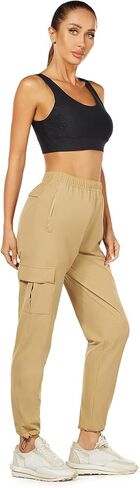 سراويل ADOREISM النسائية للمشي لمسافات طويلة سريعة الجفاف ومقاومة للماء وخفيفة الوزن للنساء مع جيوب متعددة in Kuwait