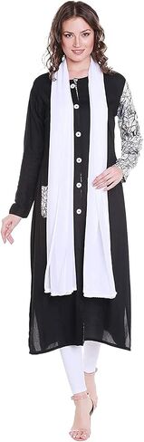 Petrichor Womens Chiffon Solid Plain Dupatta Scarf | Length: 2.1 meter | Width : 30 inches in Saudi Arabia