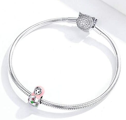 Russian Doll Charm 925 Sterling Silver Beads fit for DIY Charm Bracelet & Necklace in Saudi Arabia