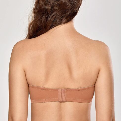 DELIMIRA Women's Underwire Non Padded Seamless Strapless Bra Plus Size in Saudi Arabia
