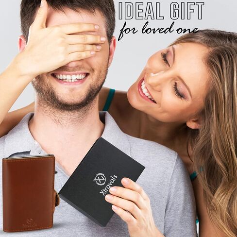 RFID Blocking Genuine Minimalist Leather Airtags Wallets for men With Zipper pocket with 10 Slot Credit Cards in Saudi Arabia