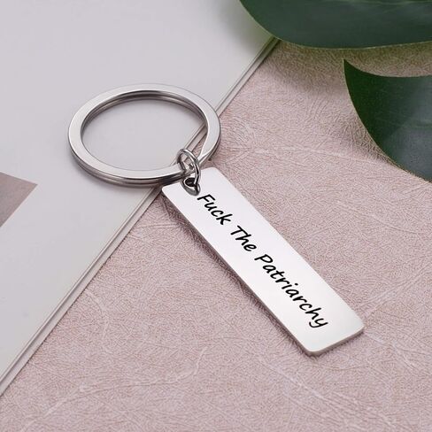 Aesnefe Smash The Patriarchy Keychain Gifts for Her Women Activist Gift for Female Feminist Gift for Friends BFF Teen Girl Inspirational Equality Keyring Gifts for Mom Daughter in Kuwait