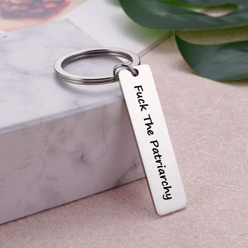 Aesnefe Smash The Patriarchy Keychain Gifts for Her Women Activist Gift for Female Feminist Gift for Friends BFF Teen Girl Inspirational Equality Keyring Gifts for Mom Daughter in Kuwait