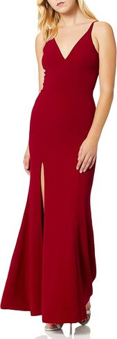 Iris Spaghetti Strap Plunging Long Dress in Saudi Arabia