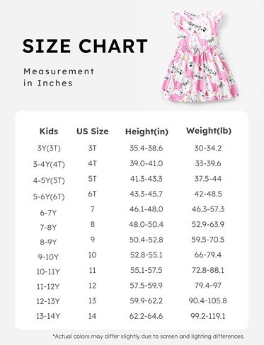 PATPAT Toddler & Baby Girl Dresses: Unicorn Print, Ruffle Sleeve, Dinosaur Skirt for Kids,18-24 Months to 5-6 Years in Saudi Arabia
