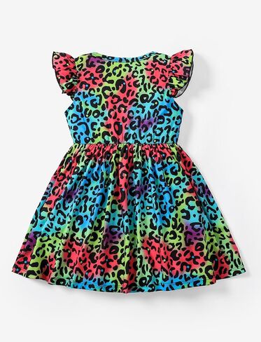 PATPAT Toddler & Baby Girl Dresses: Unicorn Print, Ruffle Sleeve, Dinosaur Skirt for Kids,18-24 Months to 5-6 Years in Saudi Arabia